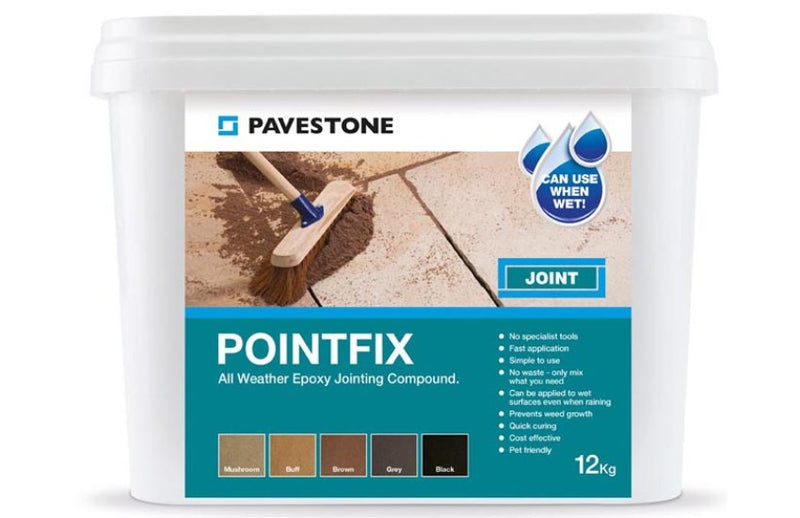 Pavestone Pointfix 12kg Grey Epoxy Jointing Compound