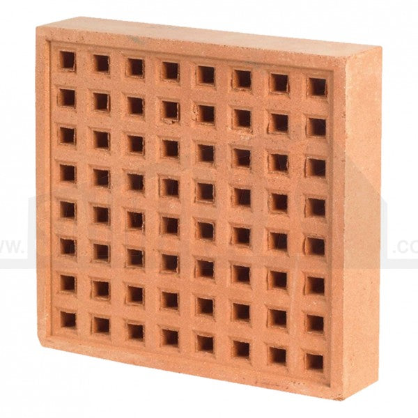 Clay Air Brick Red/Terracotta 9"x9"