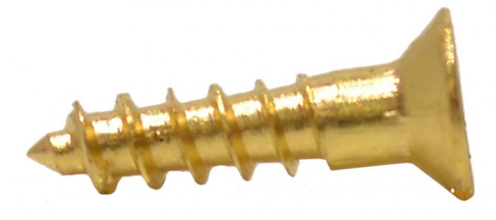 1/2" x 4 SC Slotted Brass Screws Countersunk (Pack of 20)