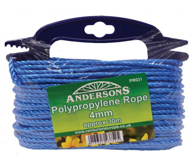 4mm x 30m Multi Blue Poly Rope