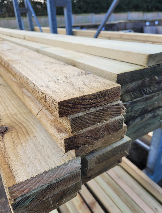 Sawn Treated Timber 22x150mm 4.8M Length