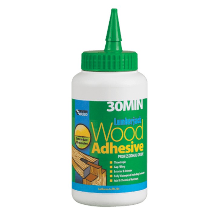 Everbuild 30 Min Lumberjack PU Wood Adhesive 750g