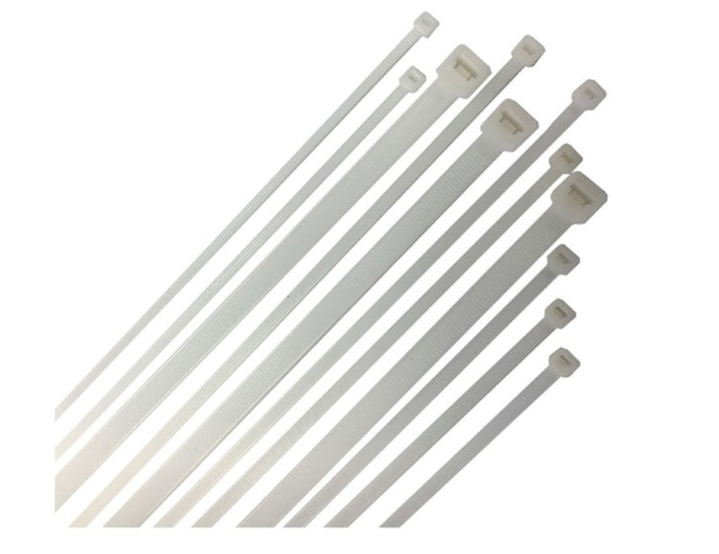 3.6x150mm Nylon Cable Tie Natural (Bag of 100)