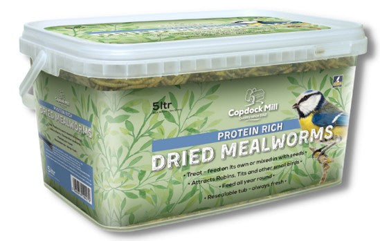 Dried Mealworms 5 Ltr