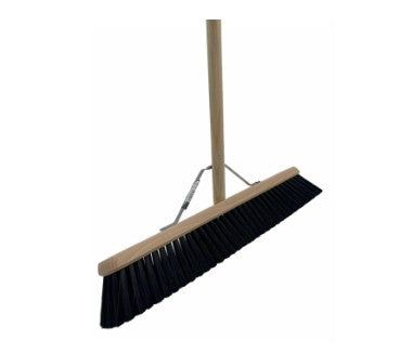 Hillbrush 24" Dyed Coco Broom Complete