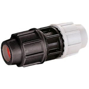 MDPE Imp/Metric Coupler 3/4"x25mm