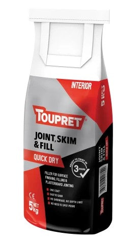 Toupret Quick Dry Joint Skim & Fill 5kg