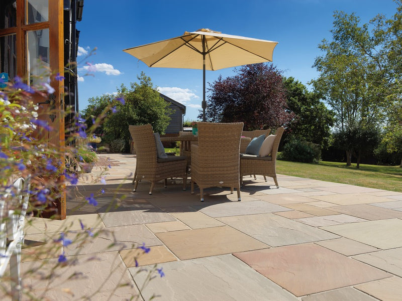 Pavestone Natural Sandstone Raj Blend 23 Piece Pack 7.2m2