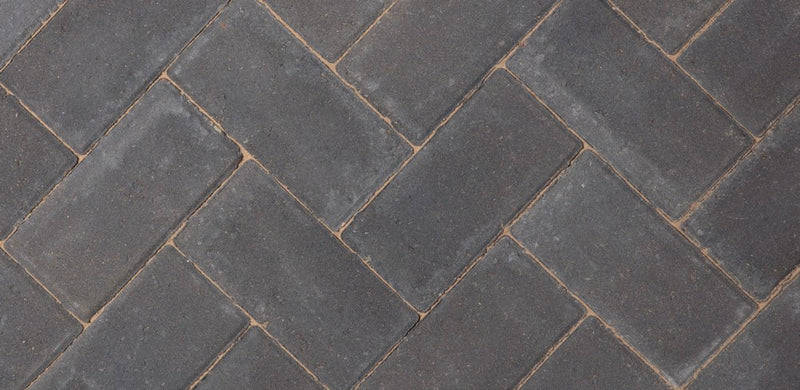 Driveway Block / Brick Pavior - Charcoal 200x100x50mm