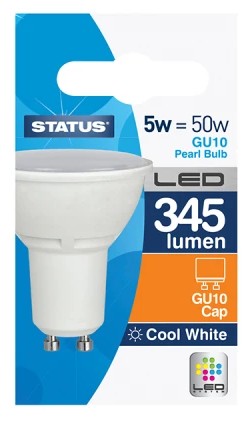 GU10 LED 4W 345 Lumens Cool White