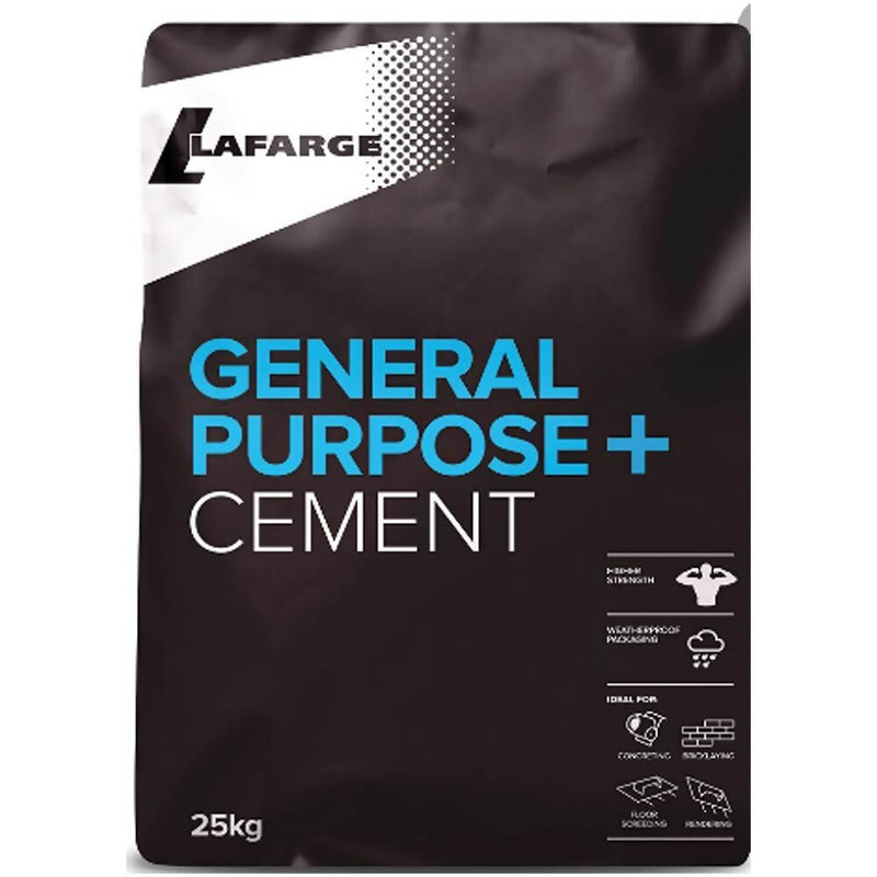 General Purpose Cement 25kg - Plastic Packaging