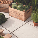 Bradstone Edale Eco Riven Paving Slab Light Grey 450x450mm