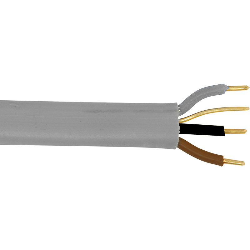 6243Y 1mm 3 Core & Earth Grey Electrical Cable PER METRE