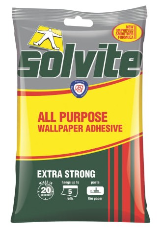 Solvite All Purpose Wallpaper Paste Sachet 5 Roll
