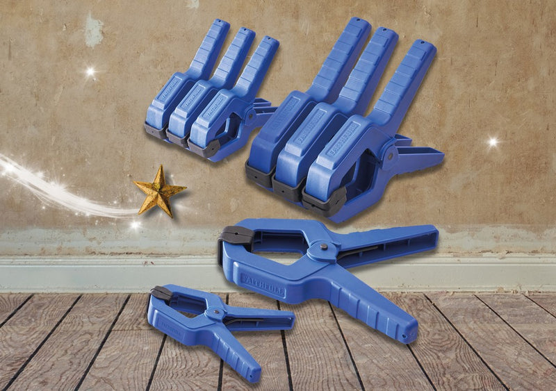 Faithfull 8 Piece Spring Clamp Set (4 x 50mm & 75mm (2in & 3in))