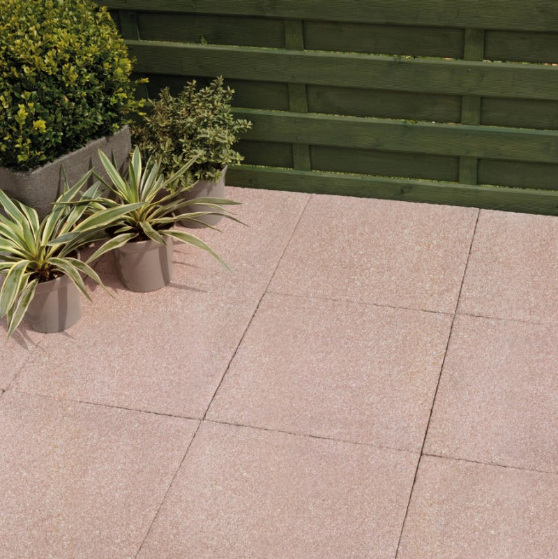 Bradstone Textured Paving Slab Red 450x450mm