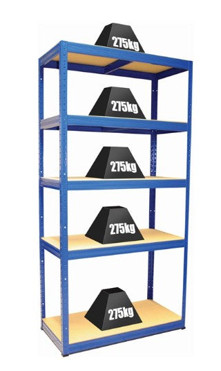 Sapphire Premium Shelf Unit 1800x900x450mm (5 Shelves)
