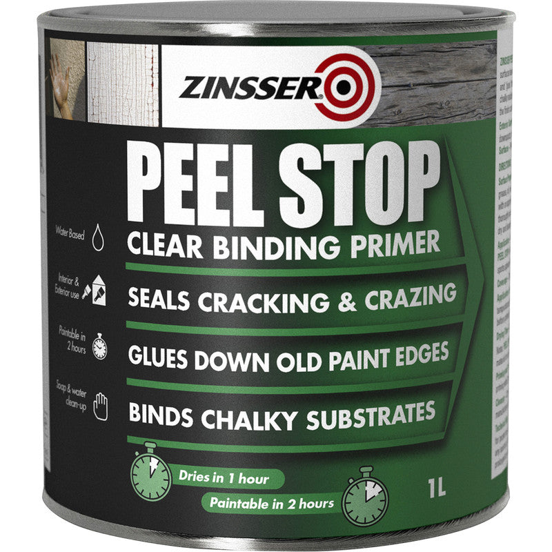 Zinsser Peel Stop Primer Paint Clear