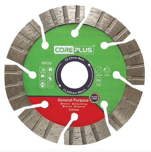 Core Plus General-Purpose Diamond Blade 115mm