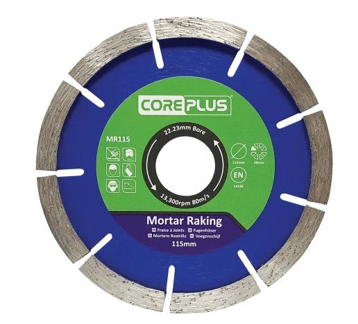 Core Plus Mortar Raking Diamond Blade 115mm