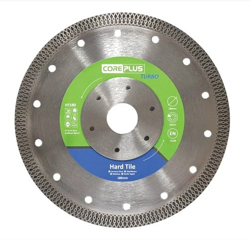 Core Plus Hard Tile Turbo Diamond Blade 180mm