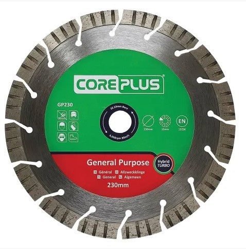 Core Plus General-Purpose Diamond Blade 230mm