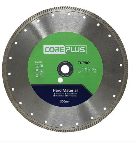 Core Plus Hard Material Turbo Diamond Blade 300mm