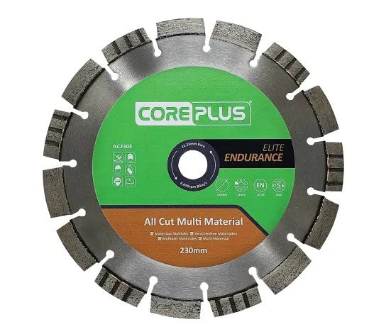 Core Plus Elite All Cut Multi-Material Diamond Blade 230mm
