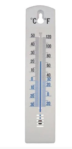 Faithfull Wall Thermometer - Plastic 200mm