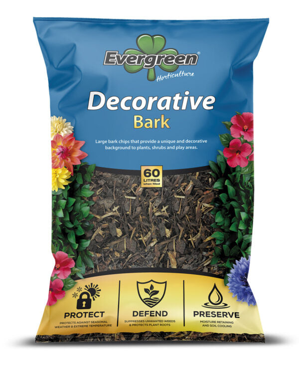 Evergreen Decorative Chip Bark 60L