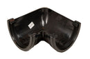 BM BR78B Deepstyle 90° Gutter Angle Black