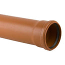 BM B6606 6 Metre 160mm U/G Drain Pipe - Single Socket