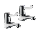 Keyplumb Contract Lever Bath Taps - 3/4" Chrome