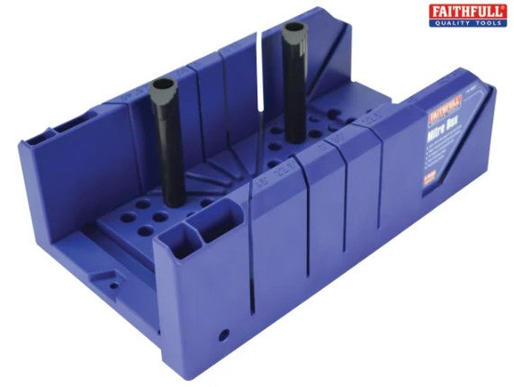 Faithfull Plastic Mitre Box with Pegs 310mm (12.1/4in)