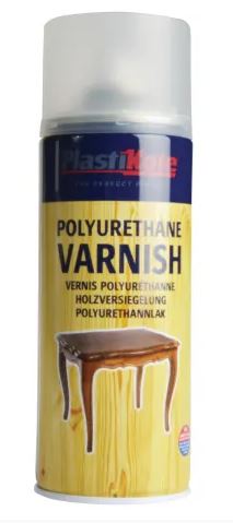 PlastiKote Varnish Spray Clear Satin 400ml