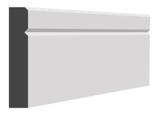 MDF Primed V Groove & Chamfered Architrave 18x68mm 4.4M Length