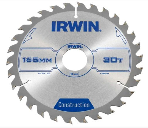 Irwin Circular Saw Blade 165mm