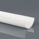BM BR41A White 2M Half Round Gutter 112mm