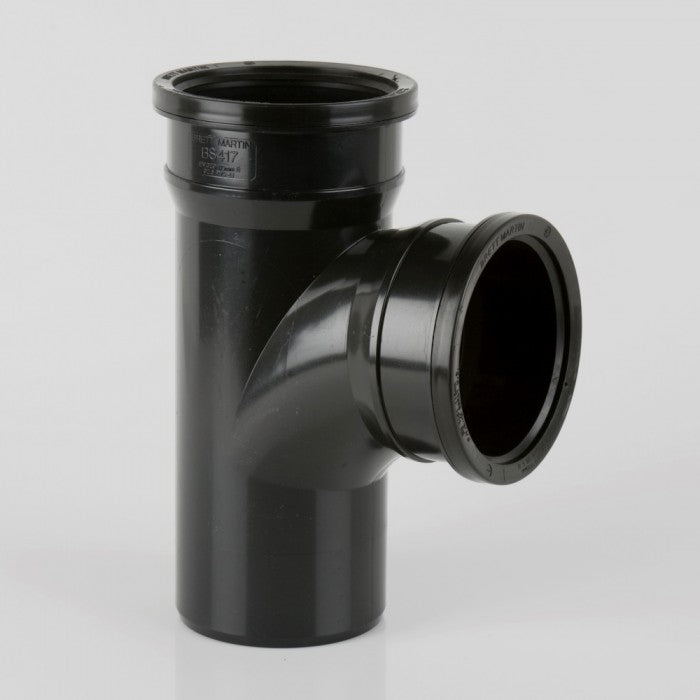 BM BS417B 110mm Soil 92.5° Double Socket Branch