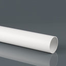 BM BR201A White 2.5M Length Round Downpipe 68mm
