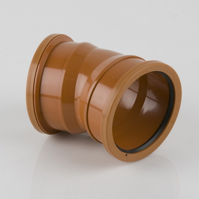 BM B4051 110mm Underground Double Socket 22° Bend