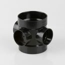 BM BS425B 110mm Push Fit Soil Short Boss Pipe