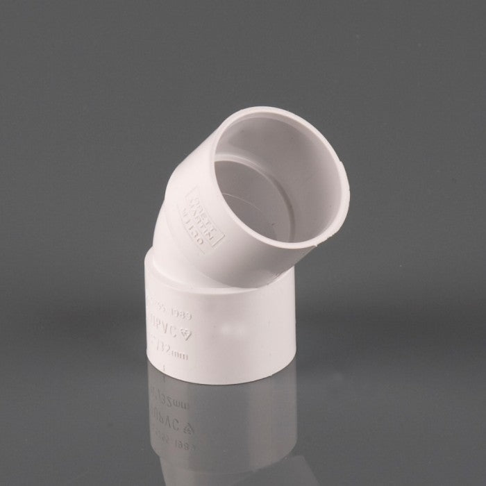 BM W1130 32mm 135° Obtuse Bend Solvent Weld