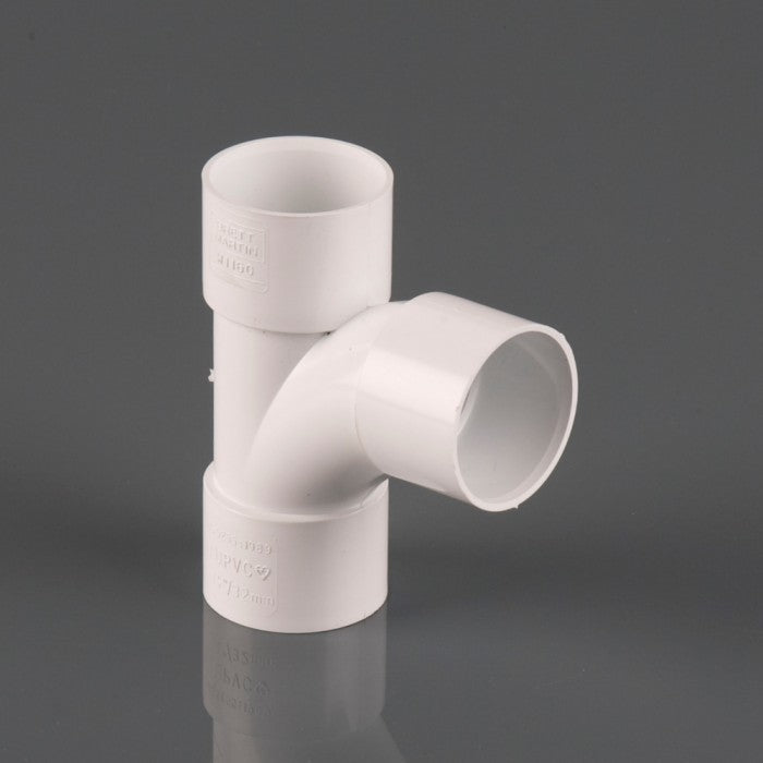 BM W2160 40mm Swept Tee 92.5° Solvent Weld
