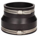 FC0243 - Rubber Coupling Clay To Cast/Plastic Flex Conn 4" x 3"