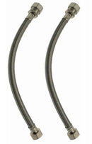 15mm x 1/2" 300mm PAIR Compression Flexible Tap Connectors