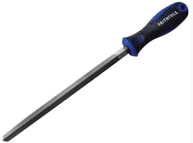 Faithfull Three-Square Second Cut Engineers File 200mm (8in)