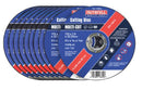 Faithfull 115mm (4.5in) Multi-Cut Discs (Tin of 10)