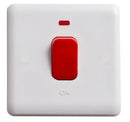 Vimark Curve 50A DP Switch with Neon