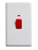 Vimark Curve 50A DP Switch Tall with Neon